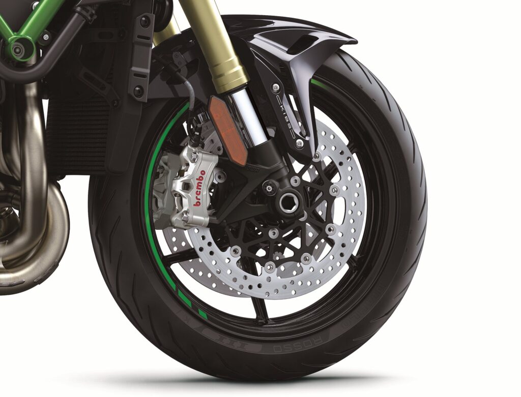 Kawasaki Z H2 SE brakes and suspension