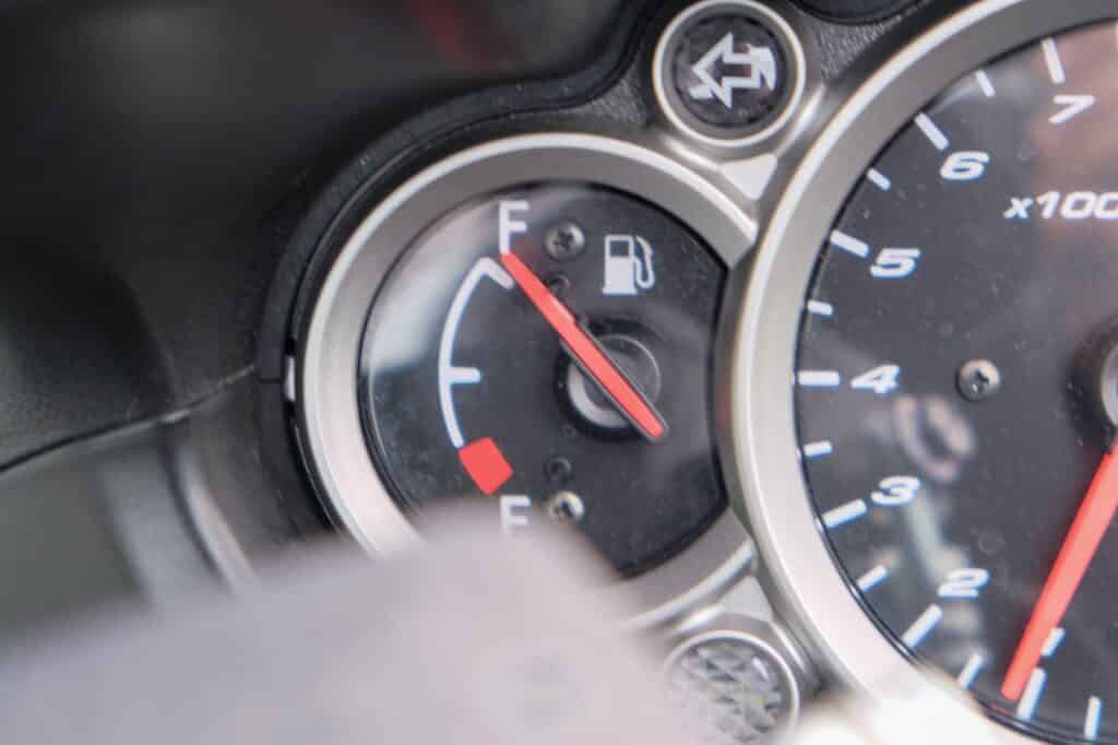 Suzuki Hayabusa fuel gauge