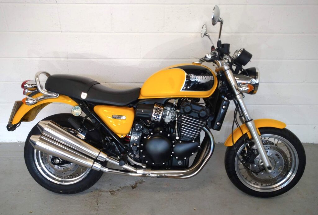 Yellow Triumph Thunderbird Sport