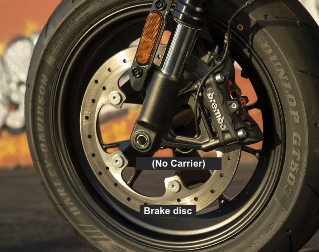 Harley-Davidson Front Brake Disc and Caliper