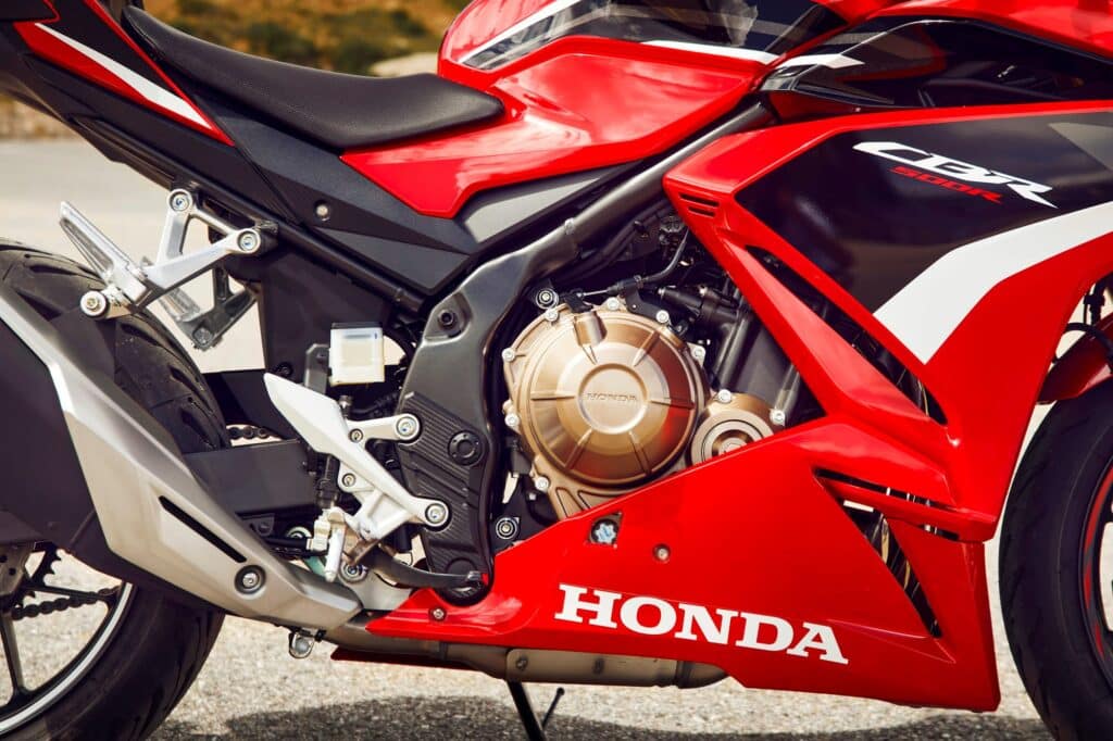2022 Honda CBR500R Detail Engine side case
