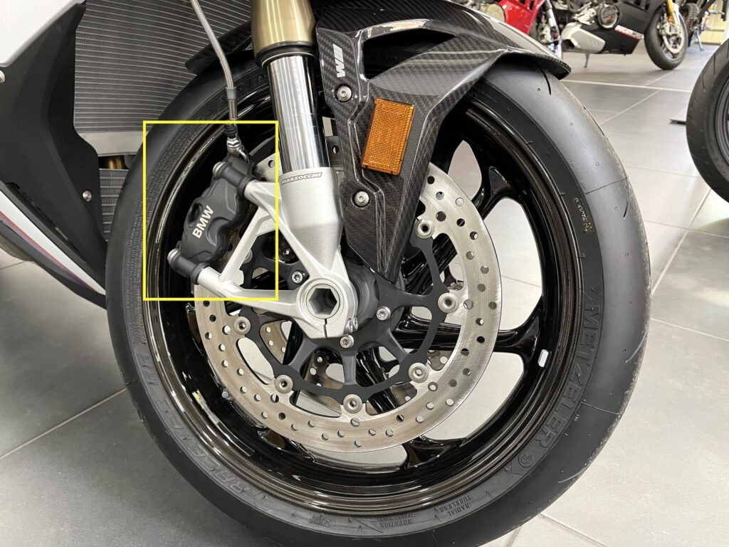 Nissin caliper on 2021 BMW S 1000 RR Web