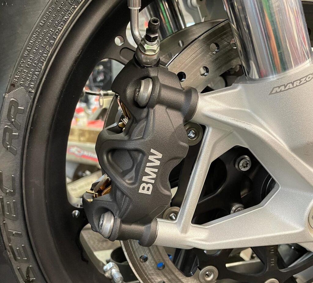 Nissin replacement caliper on BMW S 1000 RR after recall