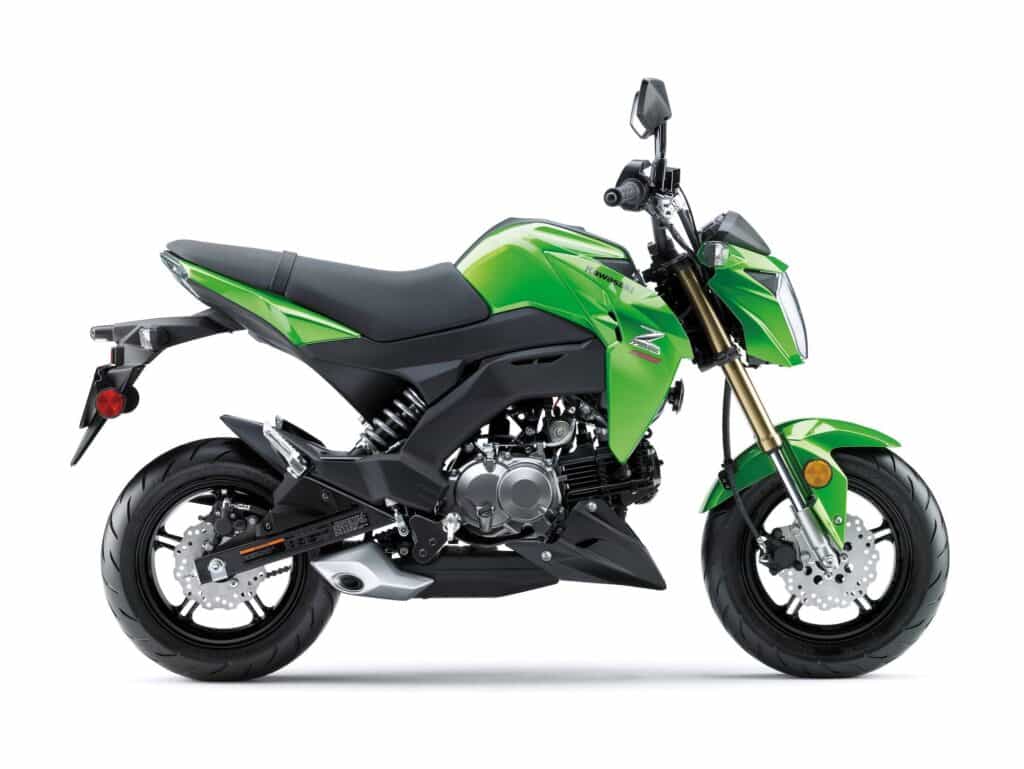 Kawasaki Z125 Pro, alternative to Honda Grom