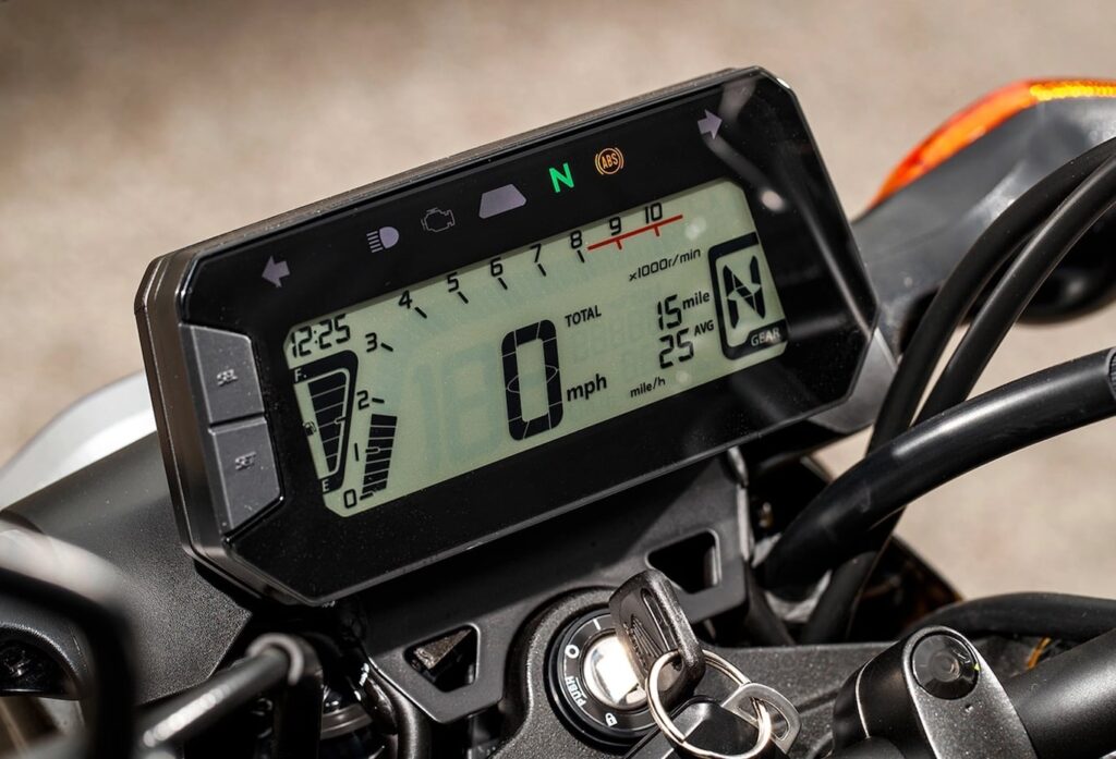 Honda Grom 2021 2022 LCD dash instruments with gear position indicator