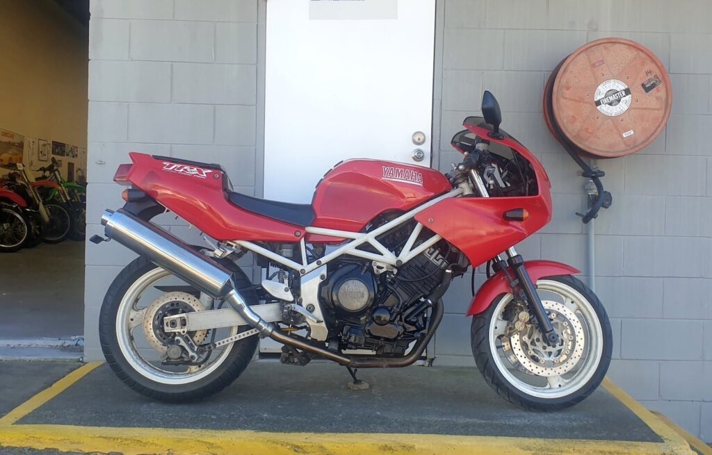 Red Yamaha TRX850