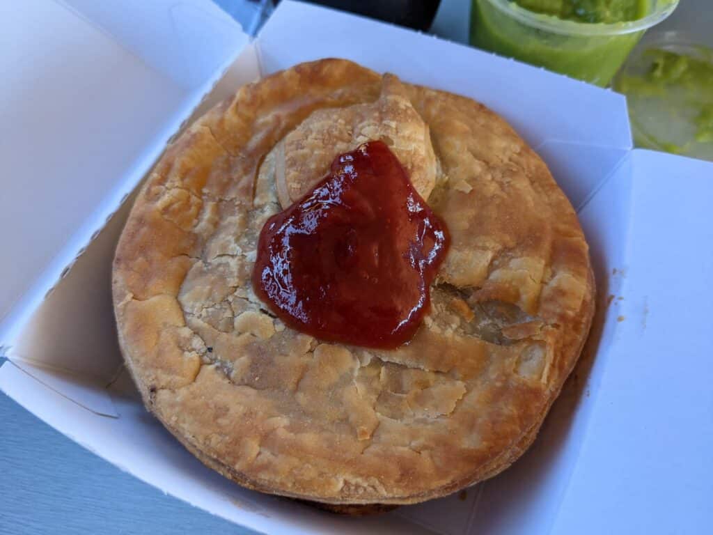 Australian pie from yatala pie shop