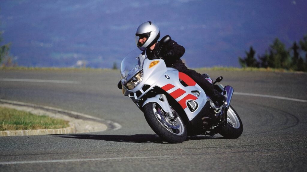 BMW K 1200 RS on road. BMW Press photo.