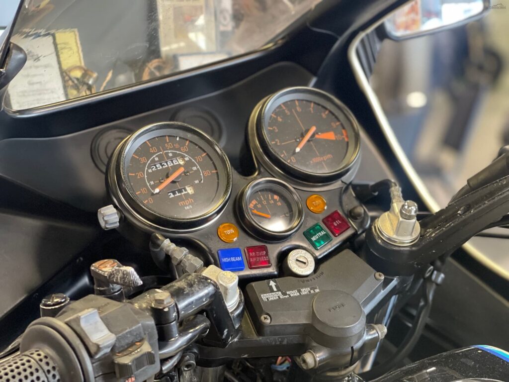 Honda CBX1000 for sale instrument cluster