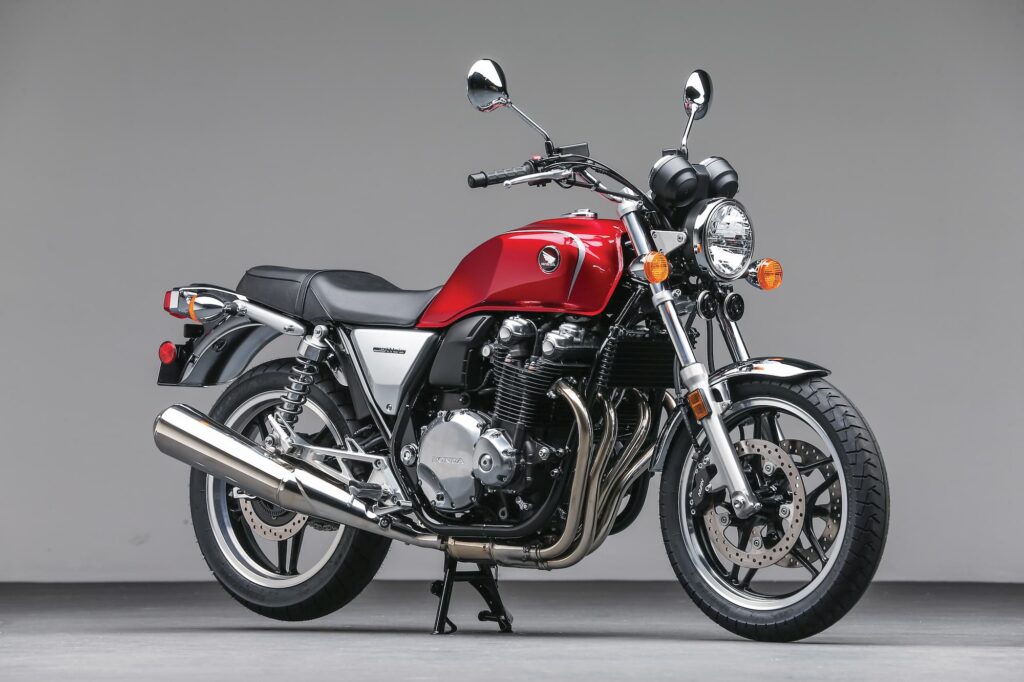 2013 Honda CB1100 on center stand red