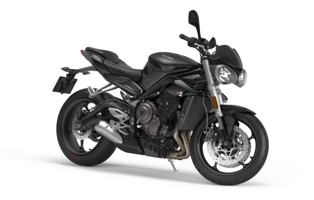 2017 2018 2019 Triumph Street Triple S 765 Black RHS diagonal