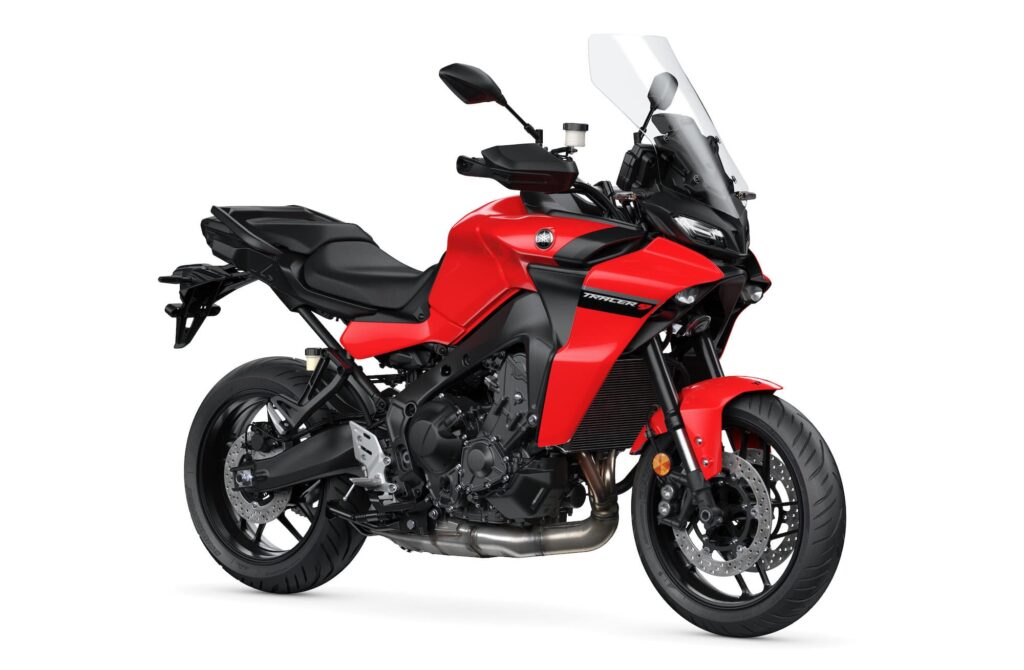 2021 Yamaha Tracer 9 Red Studio front rhs