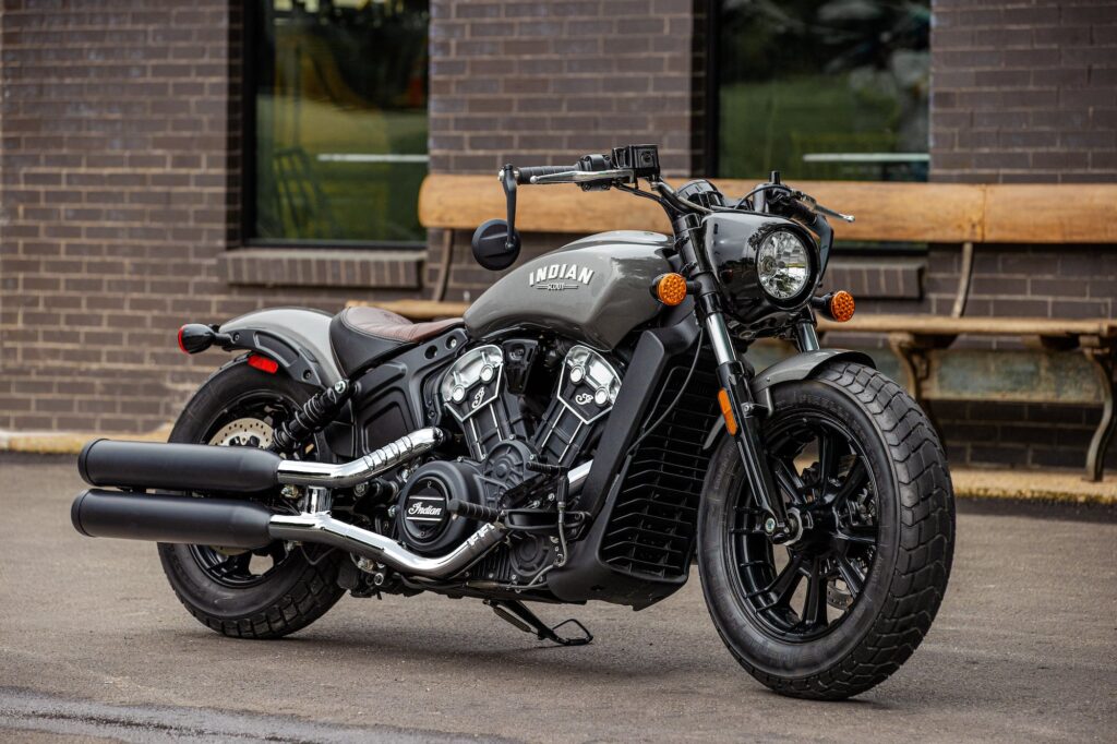 2022 Indian Scout Bobber RHS front static