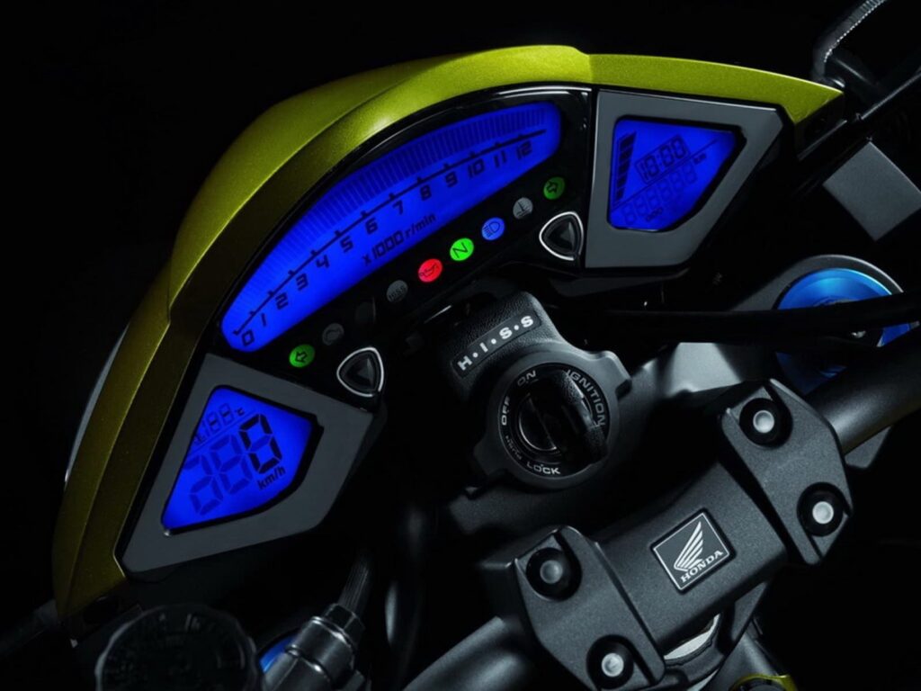 1st gen Honda CB1000R Instrument Cluster dark web revised