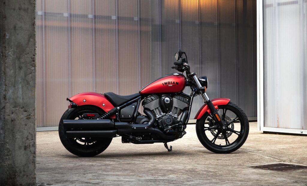2022 Indian Chief Red Side View
