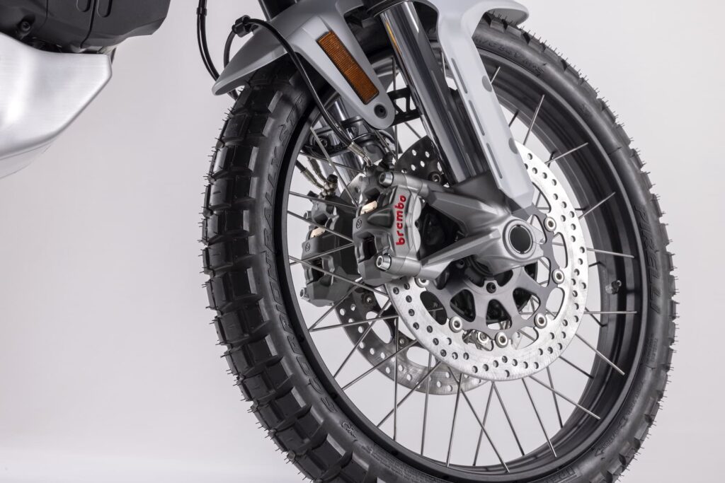 Ducati DesertX front 21 inch wheel and brembo caliper