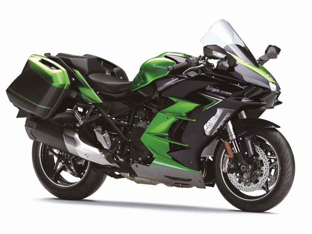 2022 Kawasaki Ninja H2 SX SE Green RHS