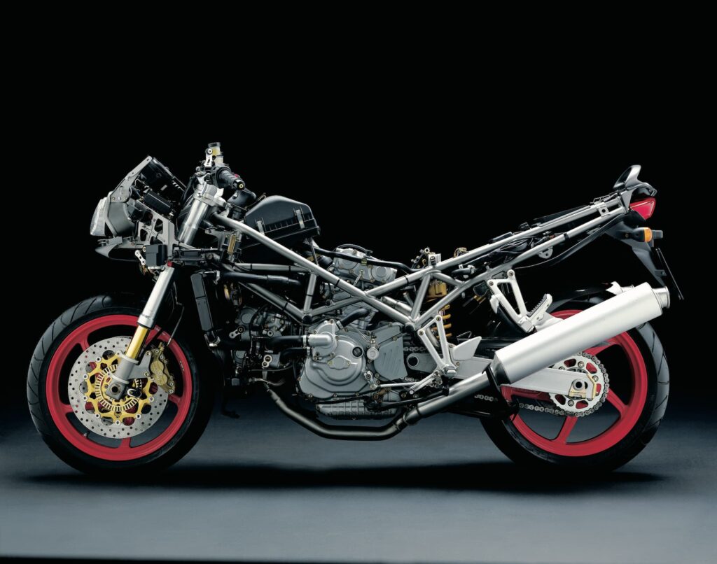 Ducati ST4s naked chassis and engine ST series