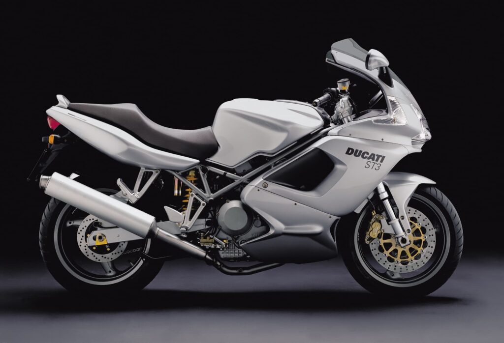 Silver Ducati ST3 RHS studio