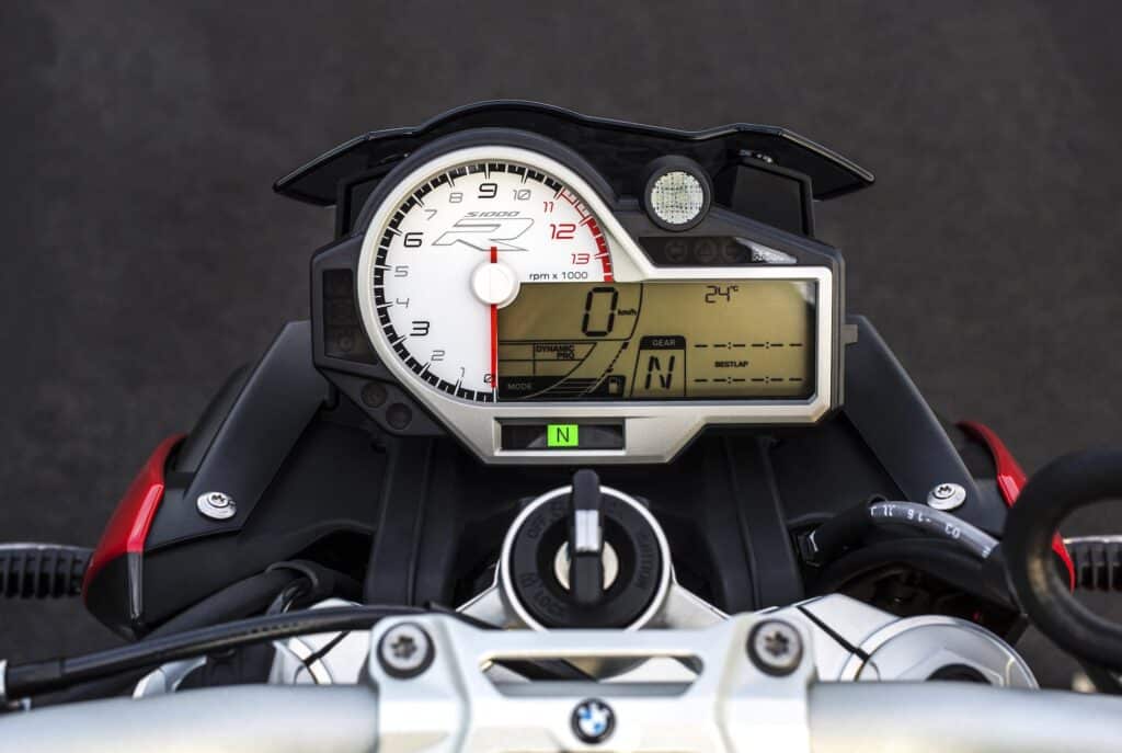 2nd gen BMW S 1000 R 2017-2020 Information cluster tachomter dial plus lcd