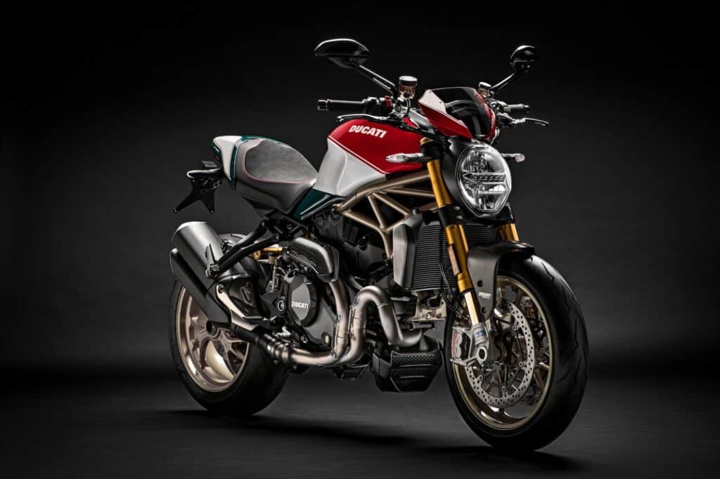 Ducati Monster 1200 25 Anniversario Studio RHS 3-4 web
