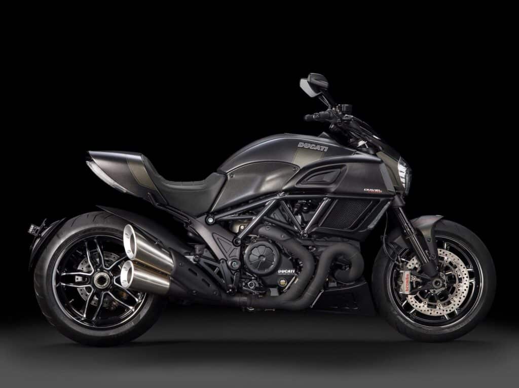 2016 Ducati Diavel Carbon RHS studio black