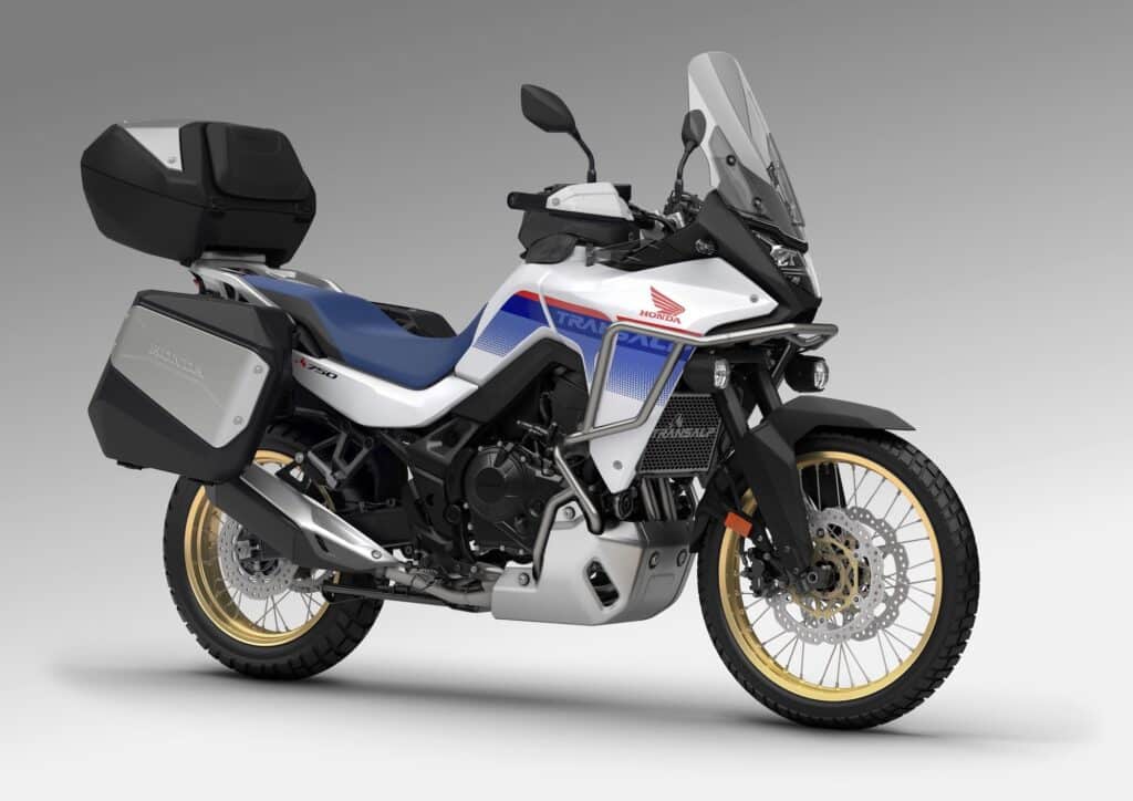 2023 Honda XL750 Transalp Studio with luggage