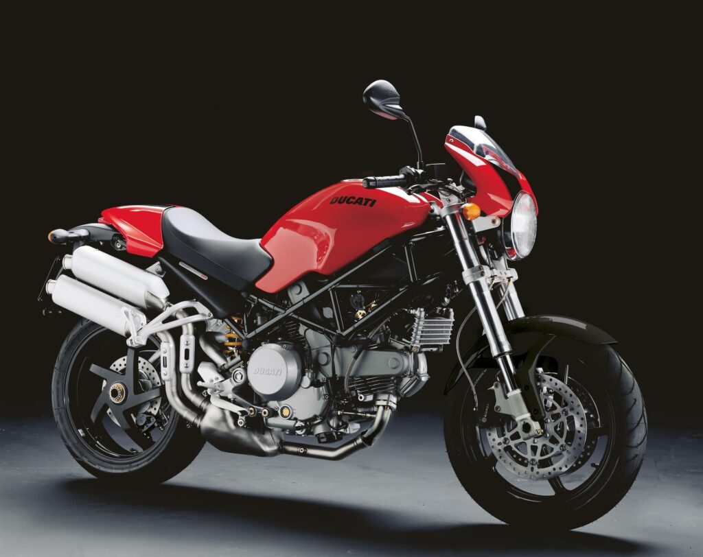 2005 Ducati Monster S2R 800 RHS 3-4