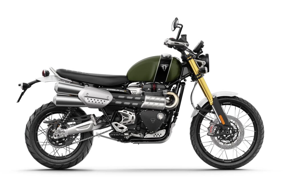 2021 Triumph Scrambler 1200 XE Green RHS