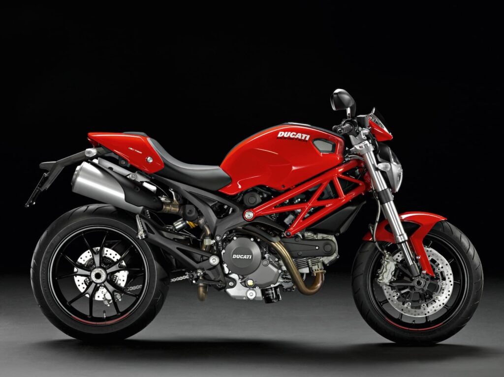 Ducati Monster 796 Red RHS studio