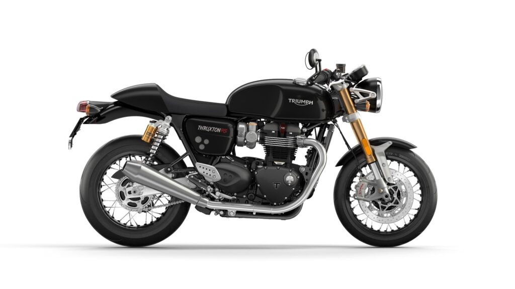 Triumph Thruxton RS 1200 2020 Studio jet black rhs