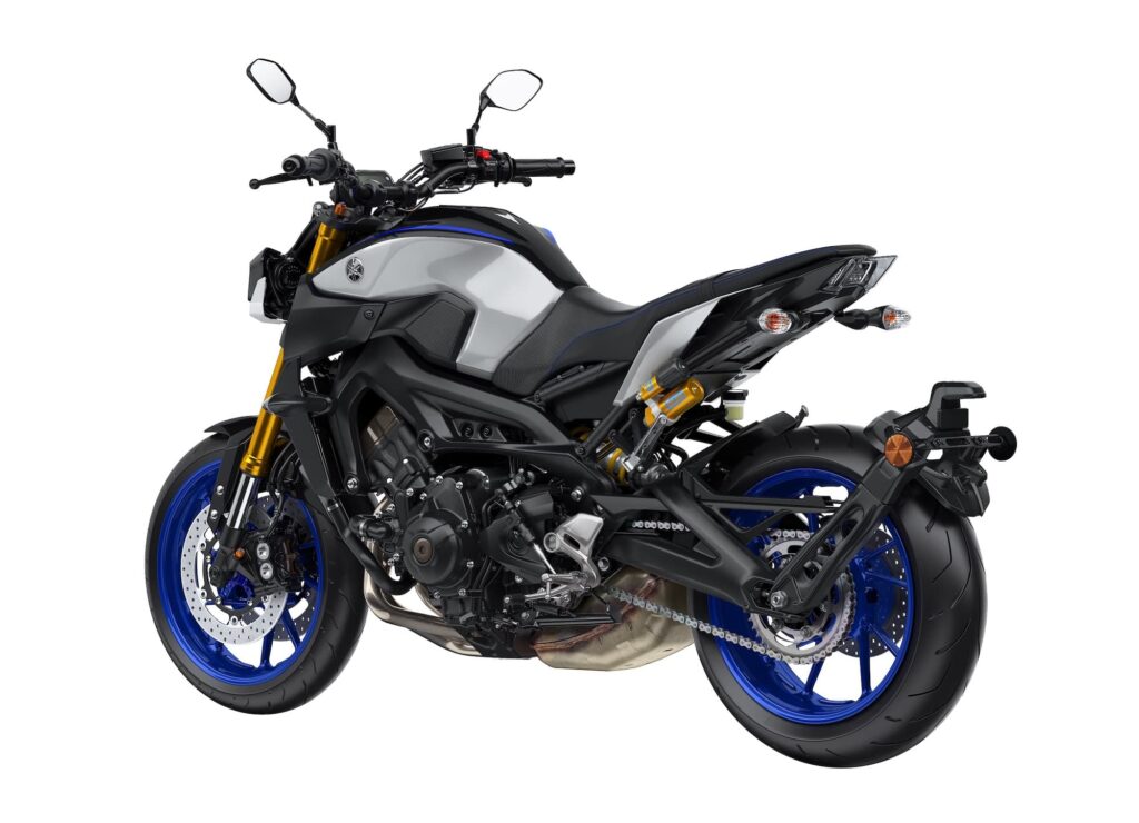 2018 Yamaha MT-09 SP (MT09DX) Studio rear lhs 3-4