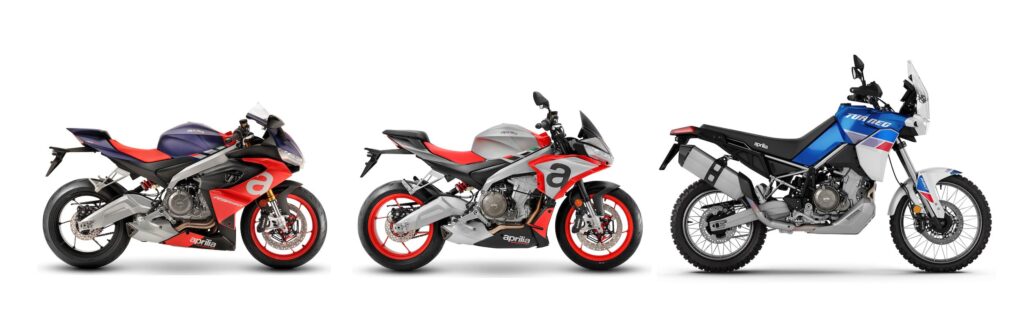 Aprilia RS 660 Tuono 660 Tuareg 660 riding position