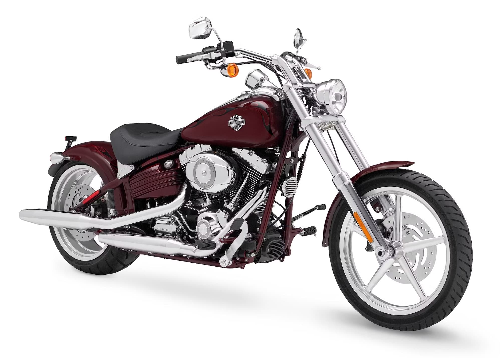 Harley-Davidson FXCW Rocker Studio RHS 3-4