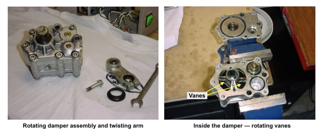 Inside the Suzuki TL1000 rotating damper