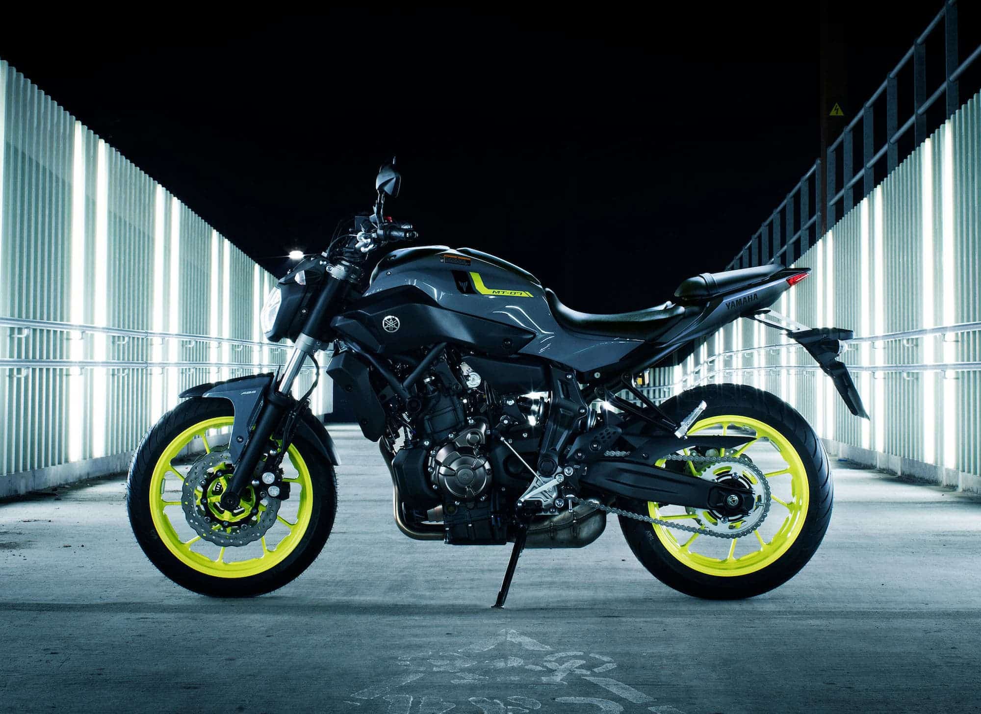Yamaha MT-07 / FZ-07 and XSR700 Buyer’s Guide (2014–2026) 5 2017 first-generation Yamaha MT-07 left side