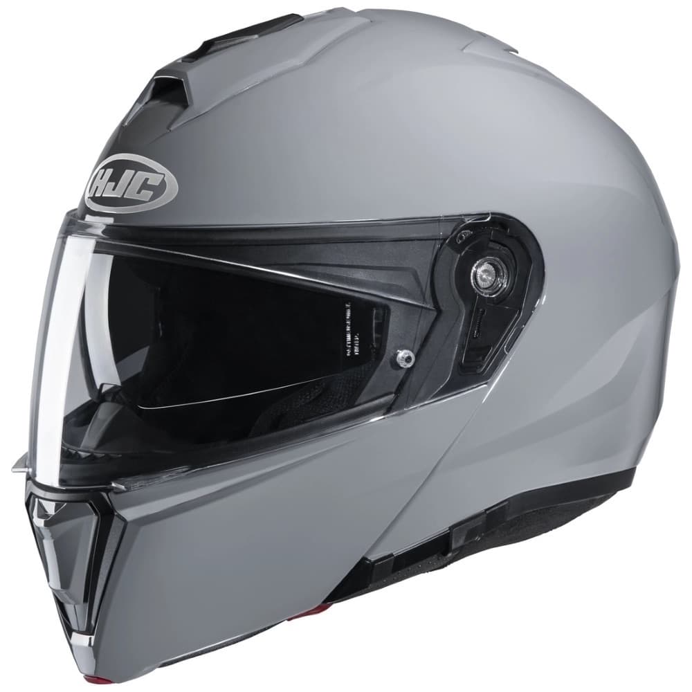HJC i90 motorcycle helmet used with shokz bone conduction headphones