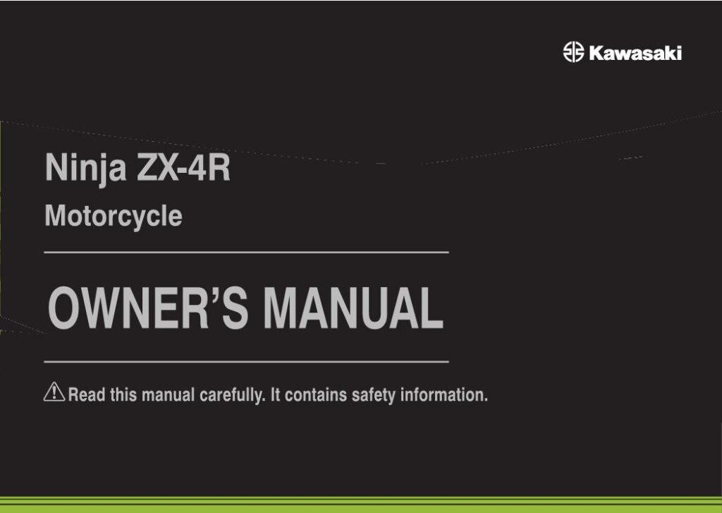 Kawasaki ZX-4RR Maintenance Schedule Screenshot cover
