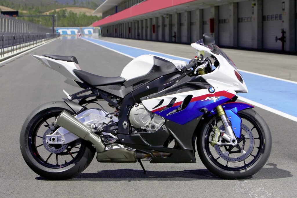 BMW S 1000 RR 2009-2011 RHS blue red white on track