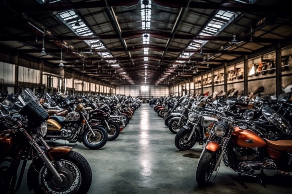 Motorcycle warehouse / Storage facility