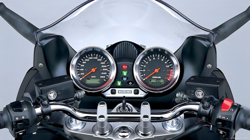 Suzuki Bandit 1200 cockpit and gauges