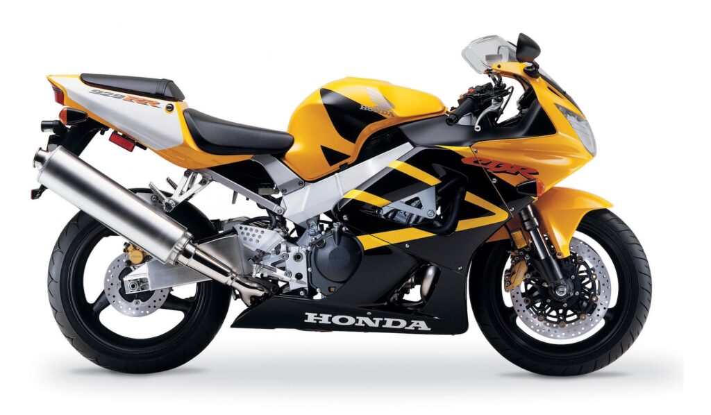 2000 Honda CBR929RR Yellow RHS