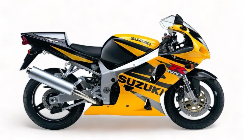 2000 Suzuki GSX-R750 Black Yellow