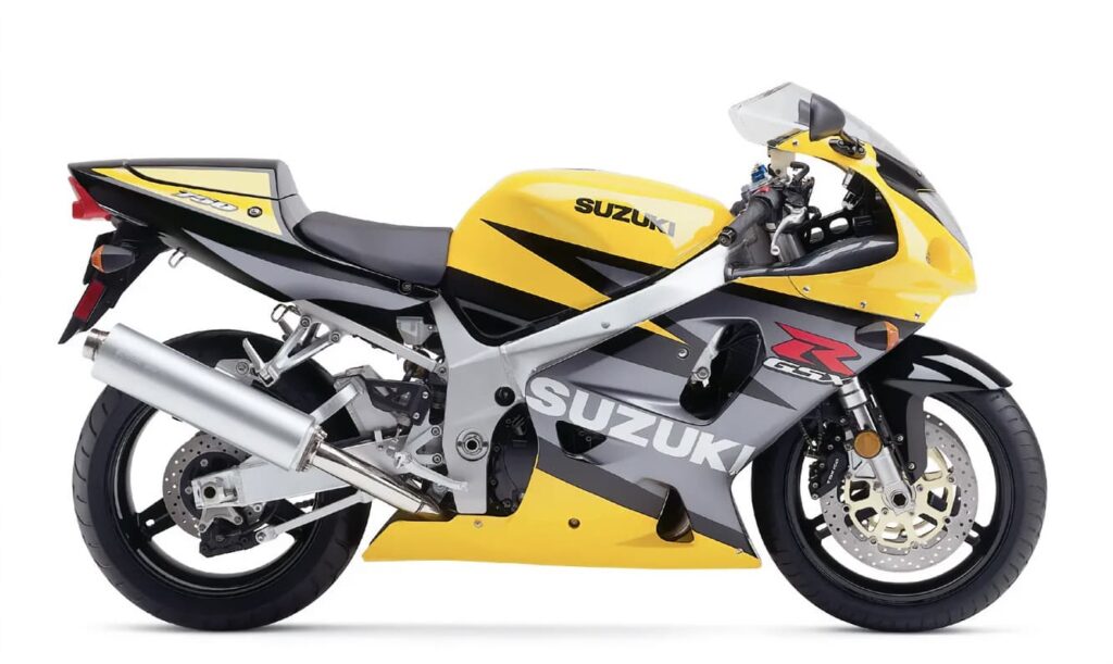 2003 Suzuki GSX-R600 Yellow and Black