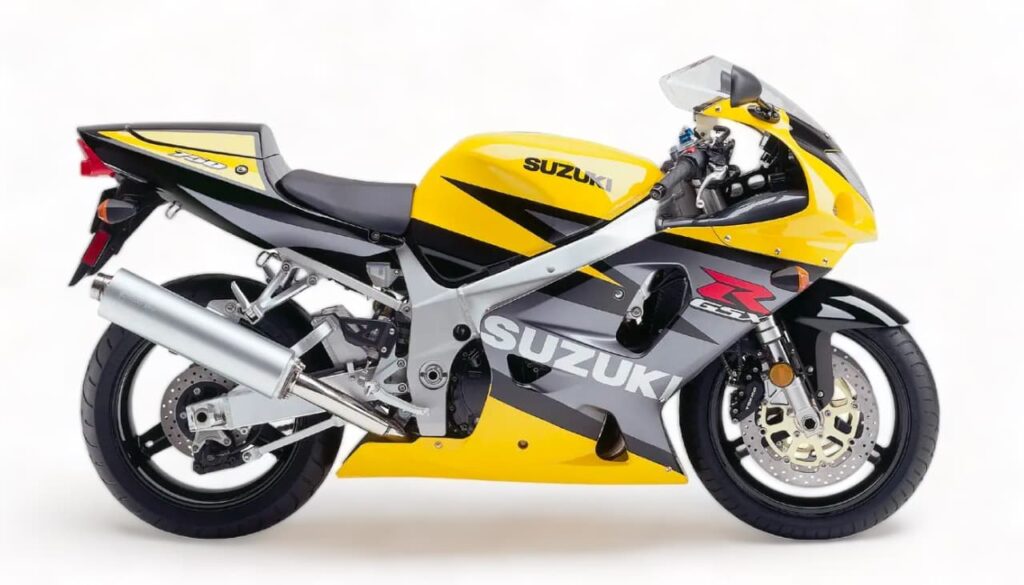 2003 Suzuki GSX-R750 Yellow Black