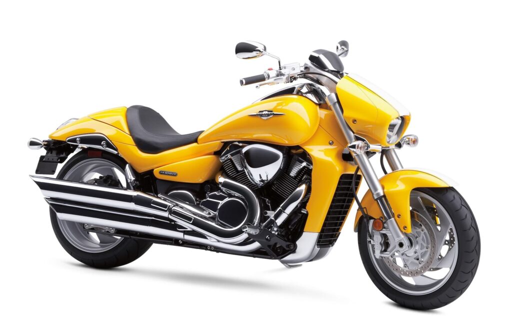 22008 Suzuki Boulevard M109R Yellow RHS 3-4