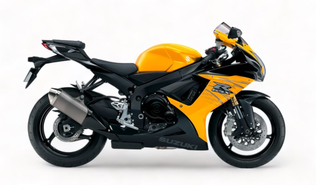 2012 Suzuki GSX-R750, yellow