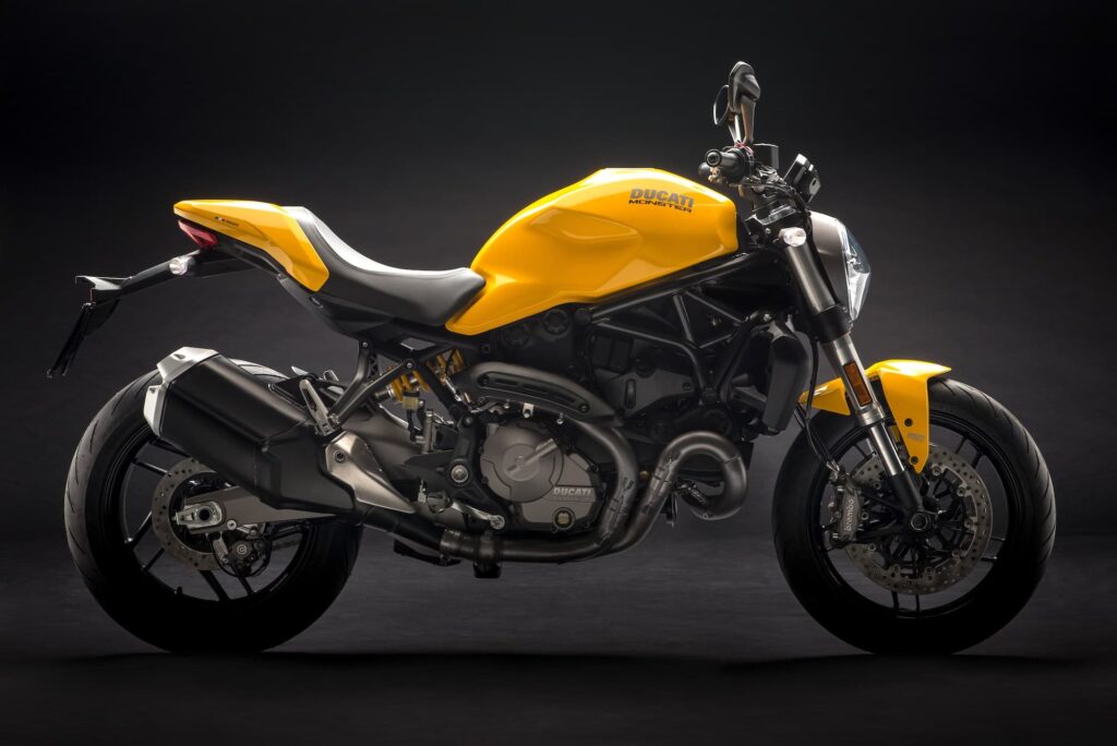 2017 Ducati Monster 821 Yellow RHS