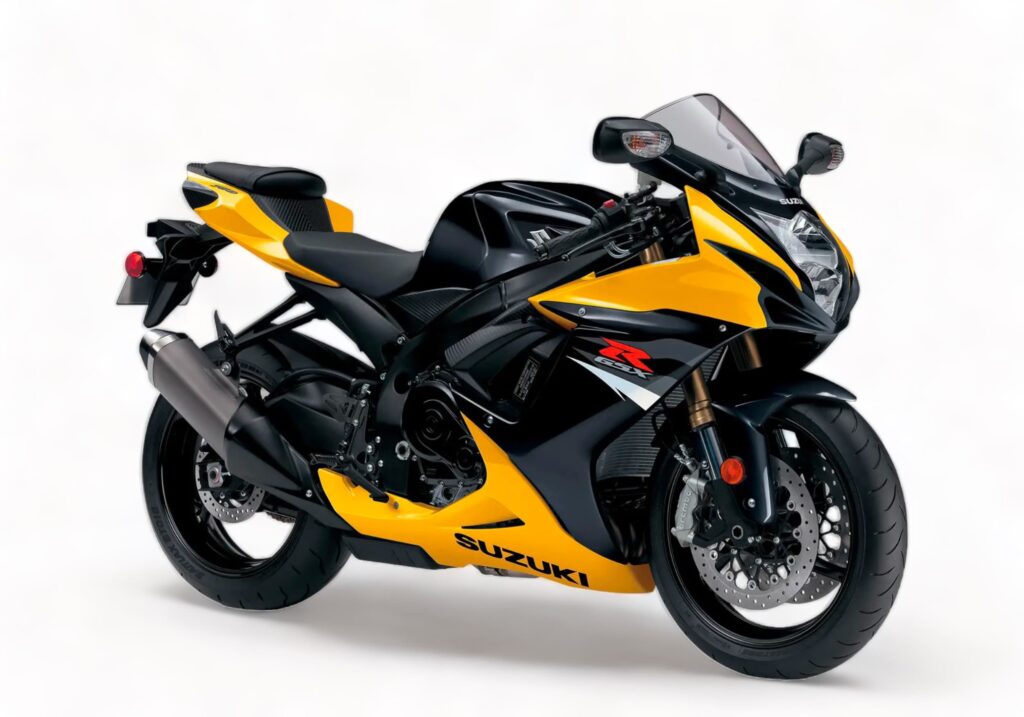 2017 Suzuki GSX-R750 Glass Sparkle Black Daytona Yellow