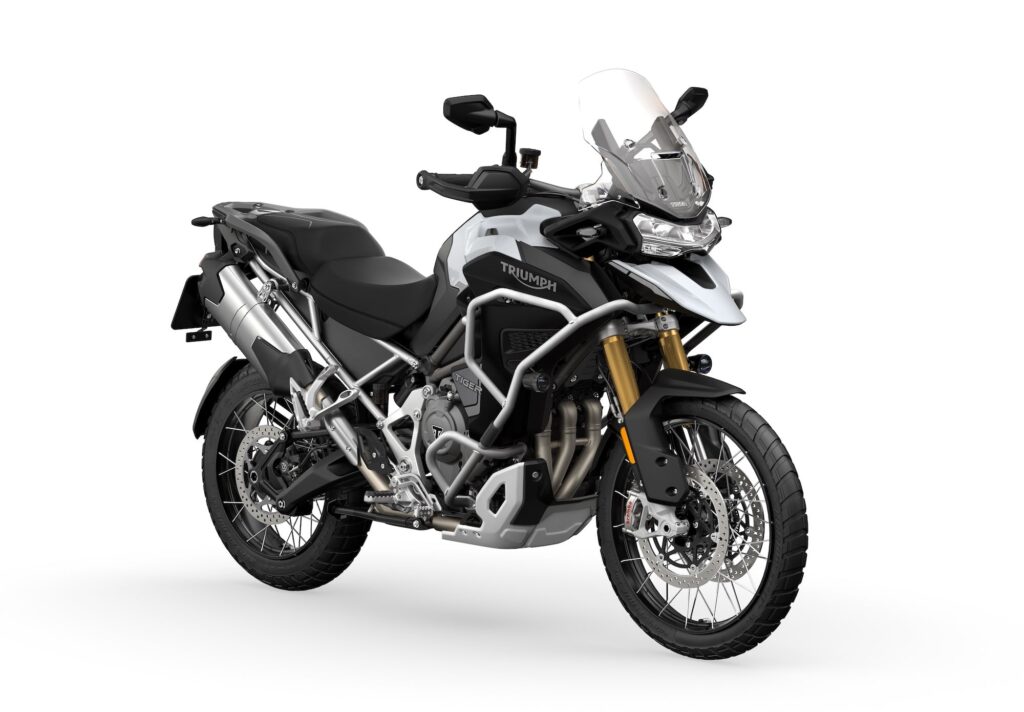 2022 Triumph Tiger 1200 Rally Explorer Snowdonia White RHS 3-4